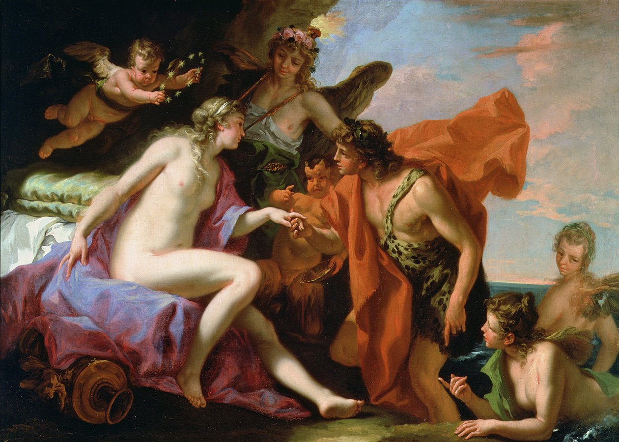 Bakchus a Ariadna od Sebastiano Ricci