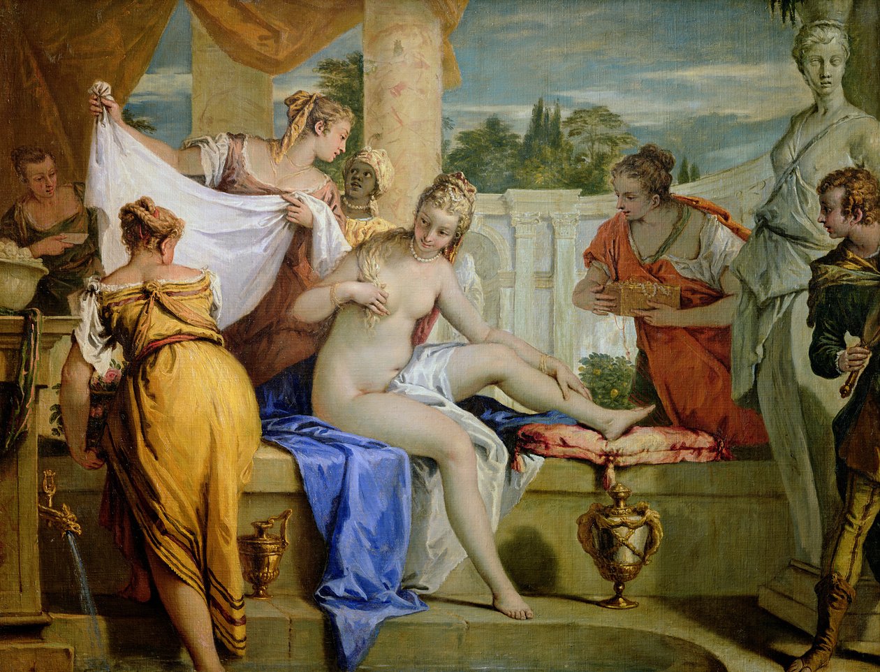 Bathsheba Bathing, c.1725 od Sebastiano Ricci