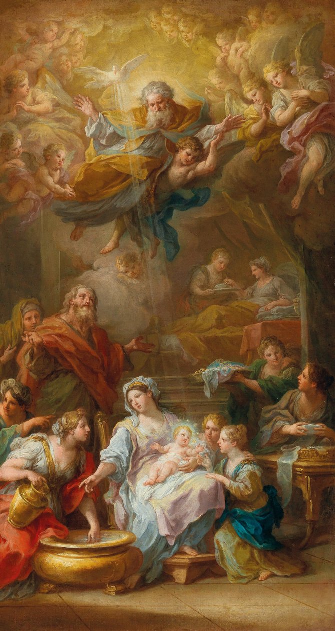 Narození Panny Marie, 1756. od Sebastiano Conca