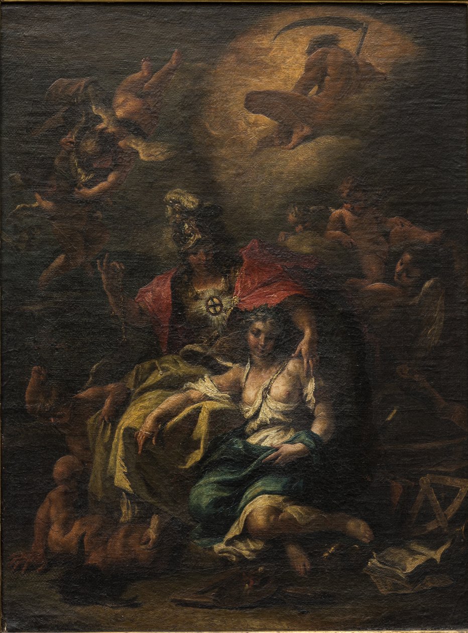 Minerva (olej na plátně) od Sebastiano Ricci