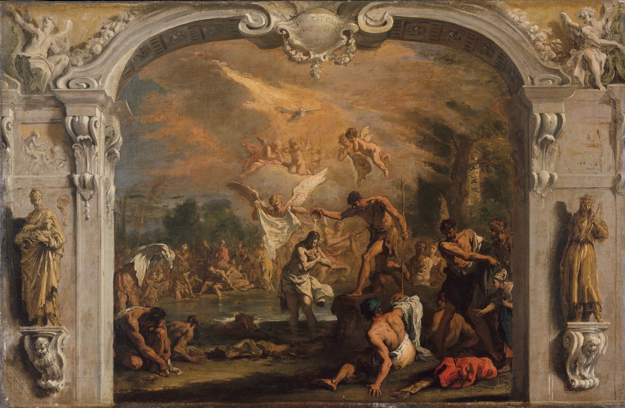 Křest Krista, ca. 1713-14. od Sebastiano Ricci