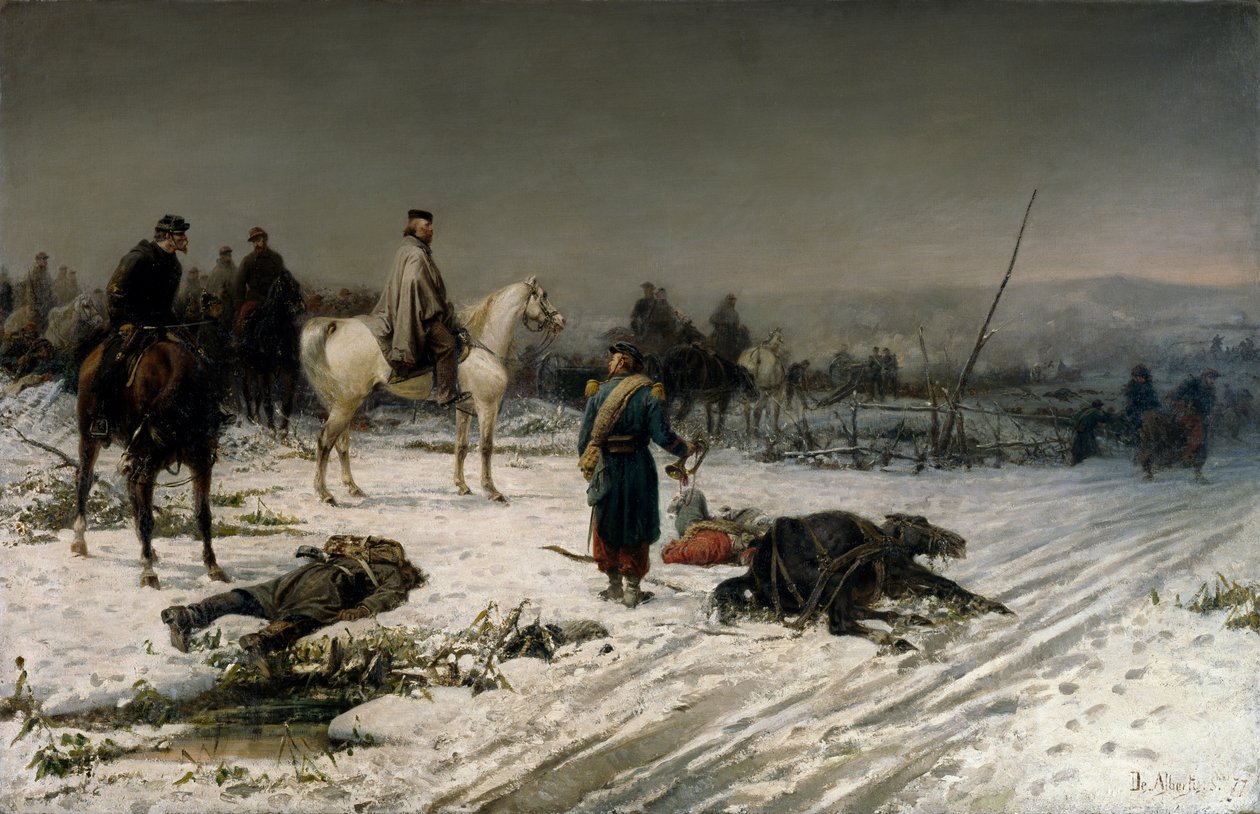 Garibaldi v Dijonu od Sebastiano de Albertis
