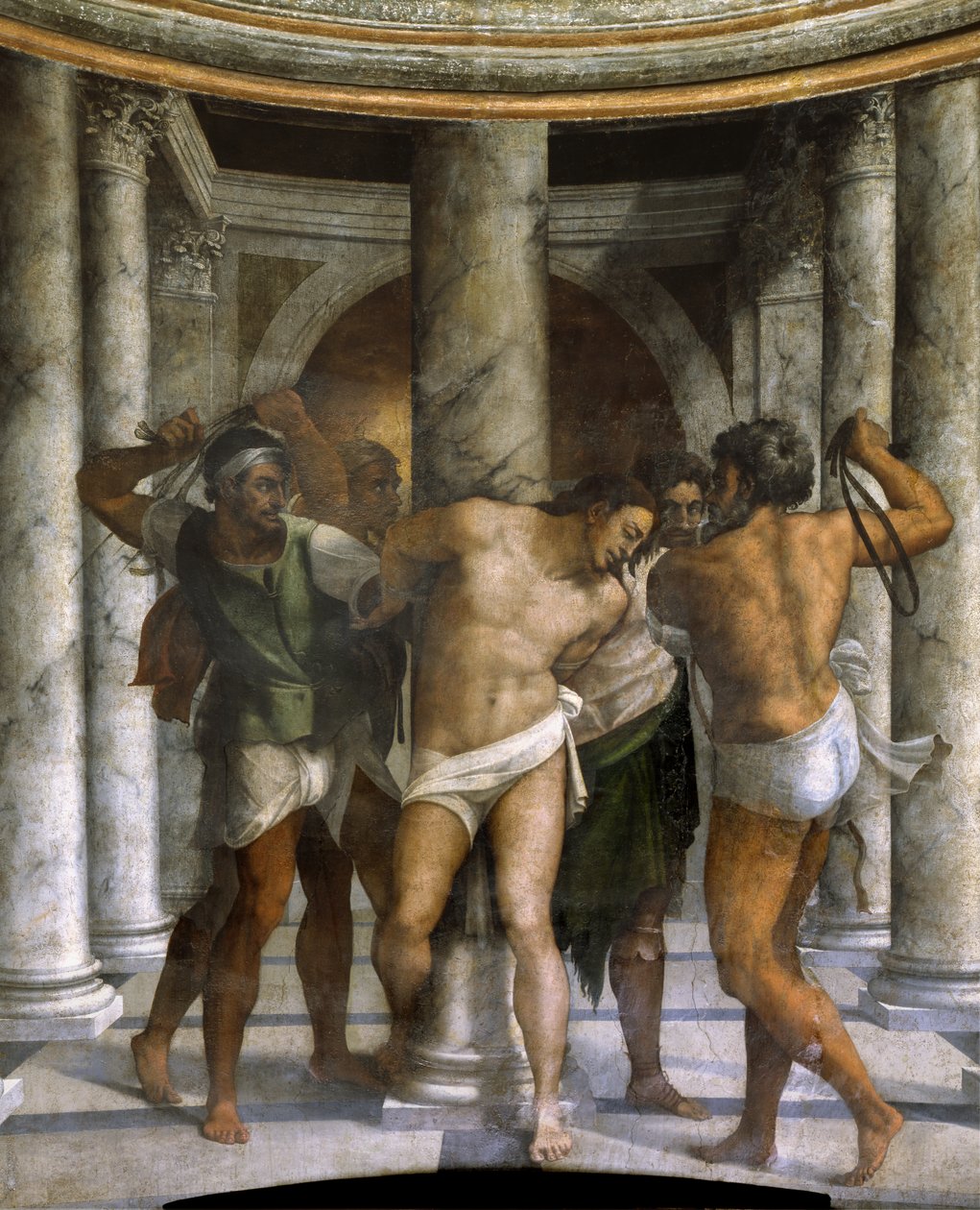 bičování od Sebastiano del (c.1485 1547) Piombo