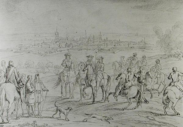 Obležení Oudenaarde od Sebastien I Le Clerc