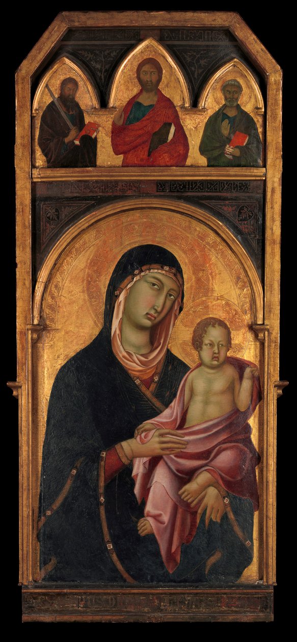 Madonna a dítě, ca. 1320. od Segna di Buonaventura