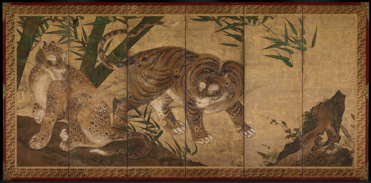 Tygr a leopard od Sekkei Yamaguchi