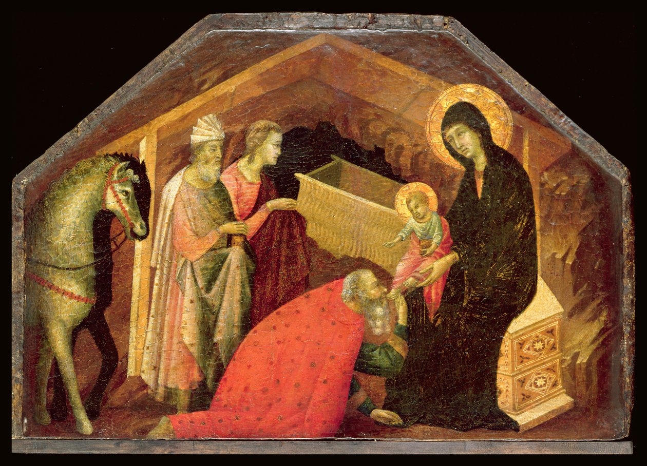 Klanění tří králů od Seminary Madonna Master