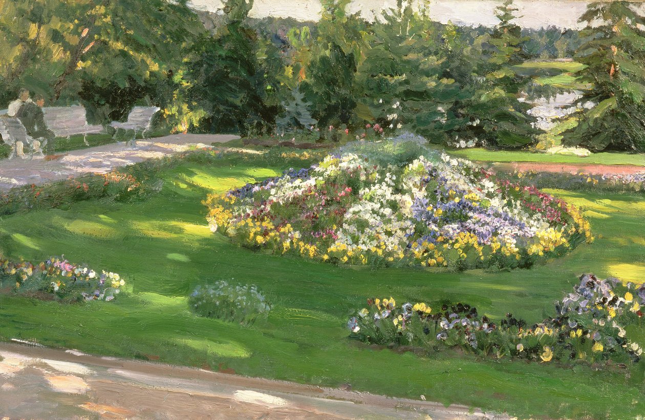 Květinový záhon od Sergei Arsenevich Vinogradov