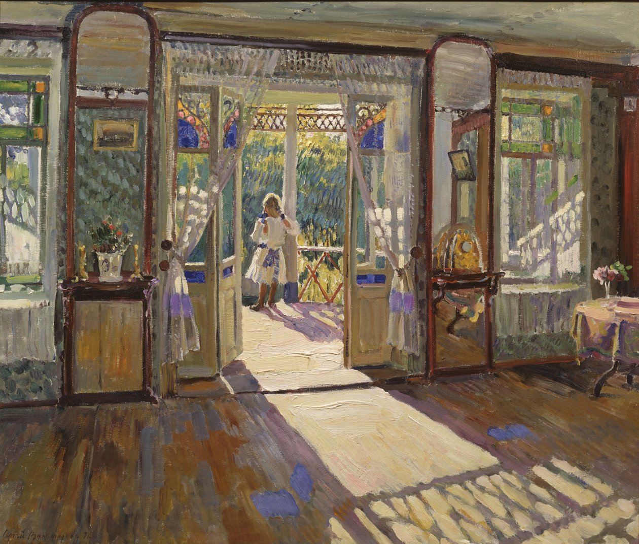 V domě, 1913 od Sergei Arsenevich Vinogradov