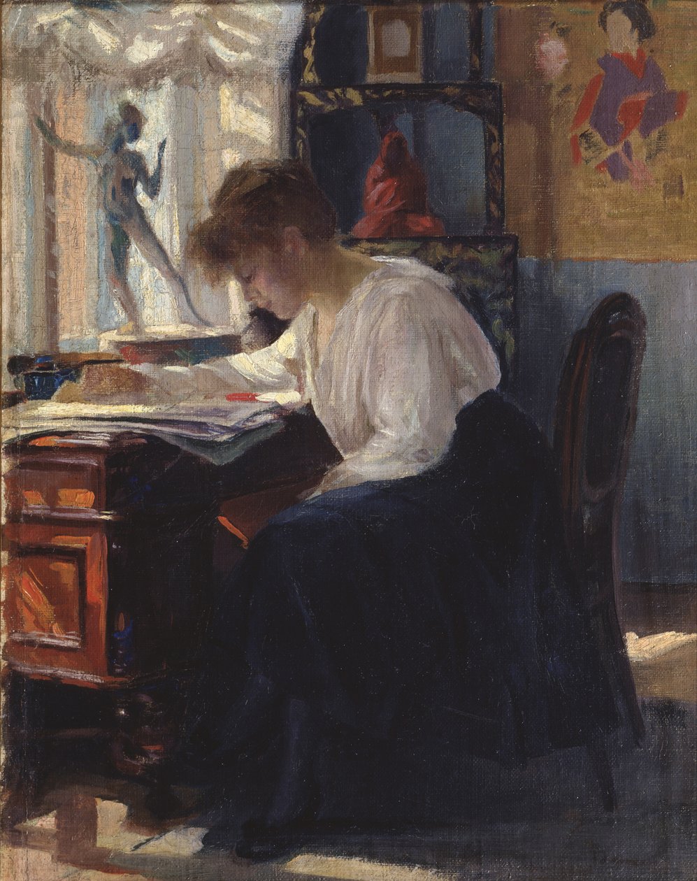 Ve studiu od Sergei Arsenevich Vinogradov