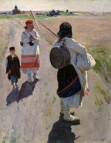 Na cestě do práce od Sergei Arsenevich Vinogradov