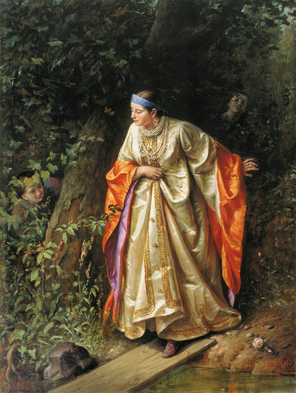 Schovávaná, 1893. od Sergei Gribkov