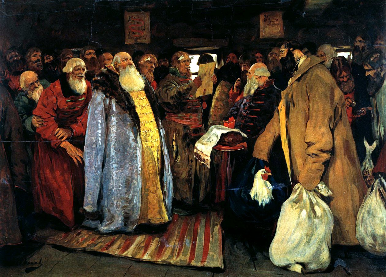 Příjezd vojvodství, 1907. od Sergei Vasilyevich Ivanov
