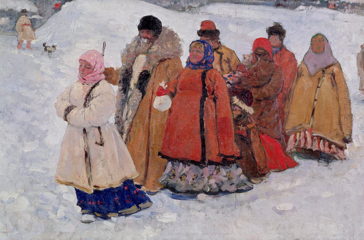 Rodina, 1909 od Sergej Vasilevic Ivanov