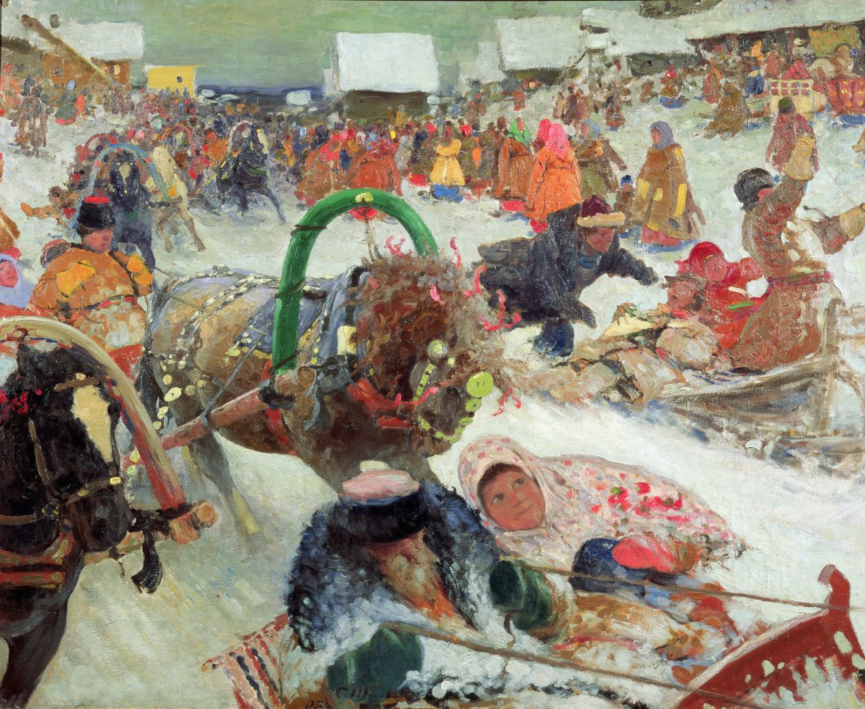 Masopust, 1905 od Sergej Vasilevic Ivanov