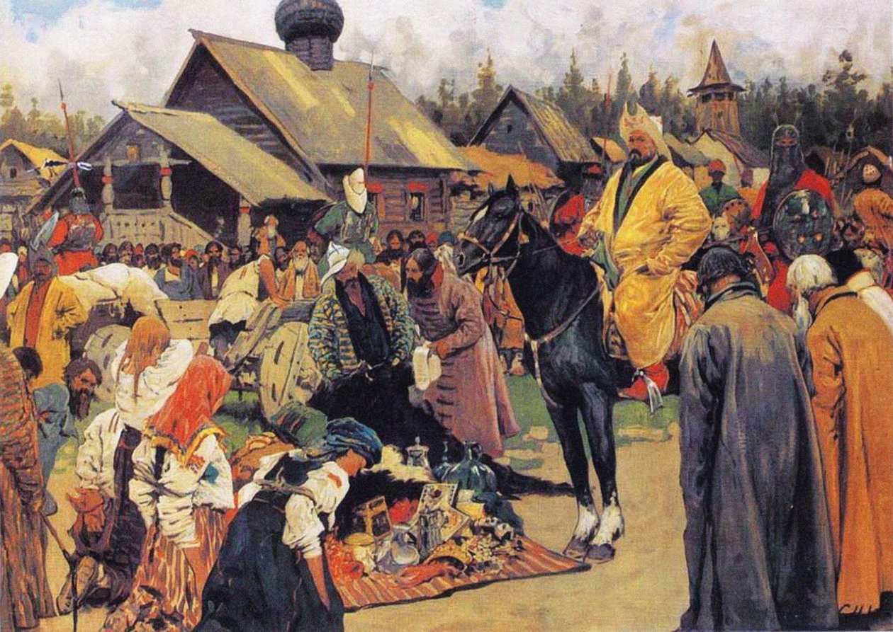 Baskakové, 1909 od Sergej Vasilevic Ivanov