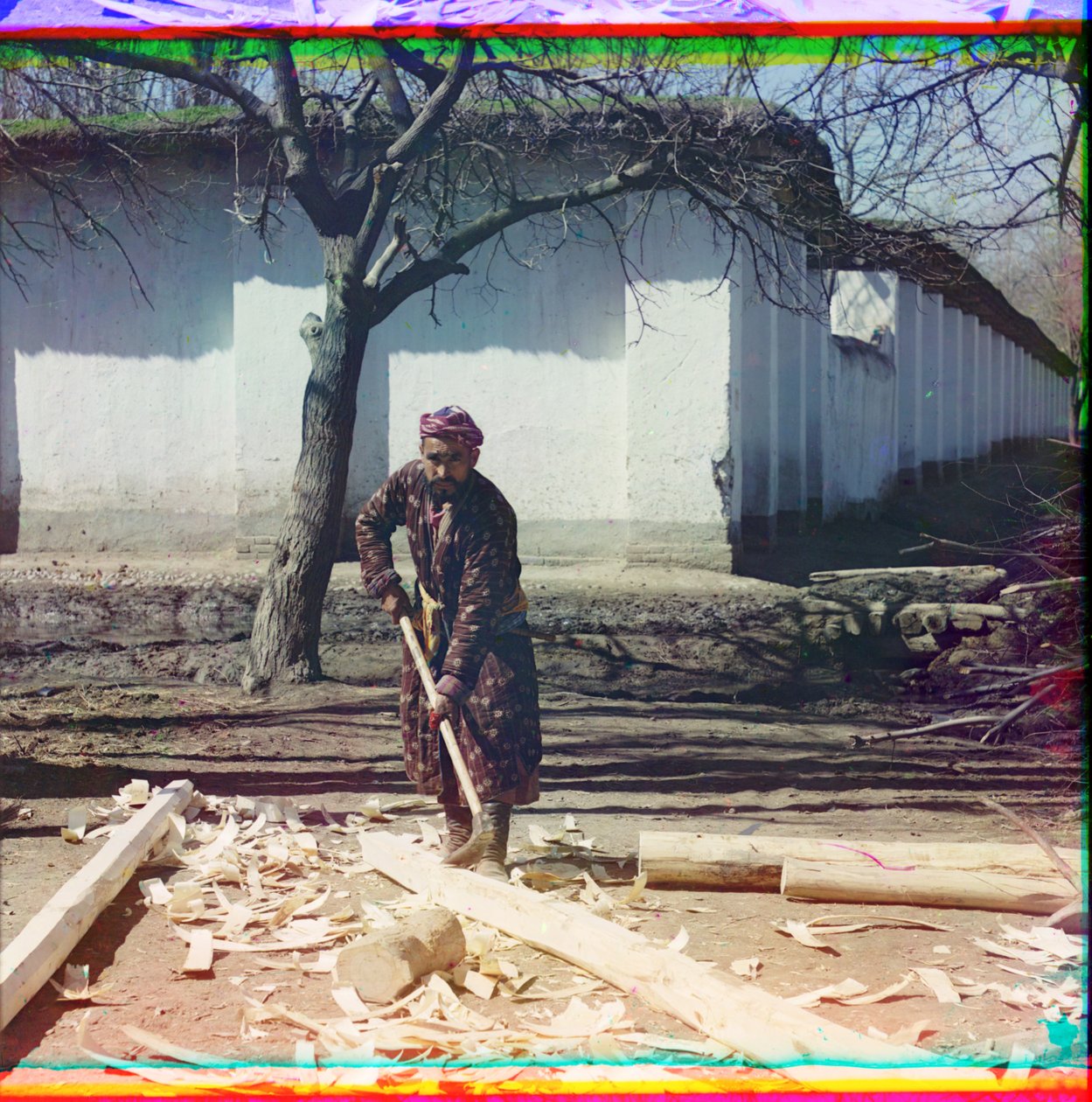 Tesař v Samarkandu, 1905-1915 od Sergey Prokudin Gorsky