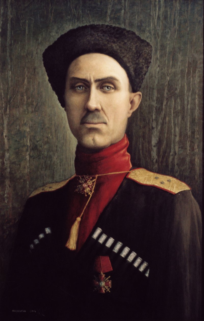 Generál baron Pyotr Nikolaevich Wrangel, 2004 od Sergey Lvovich Masalygin