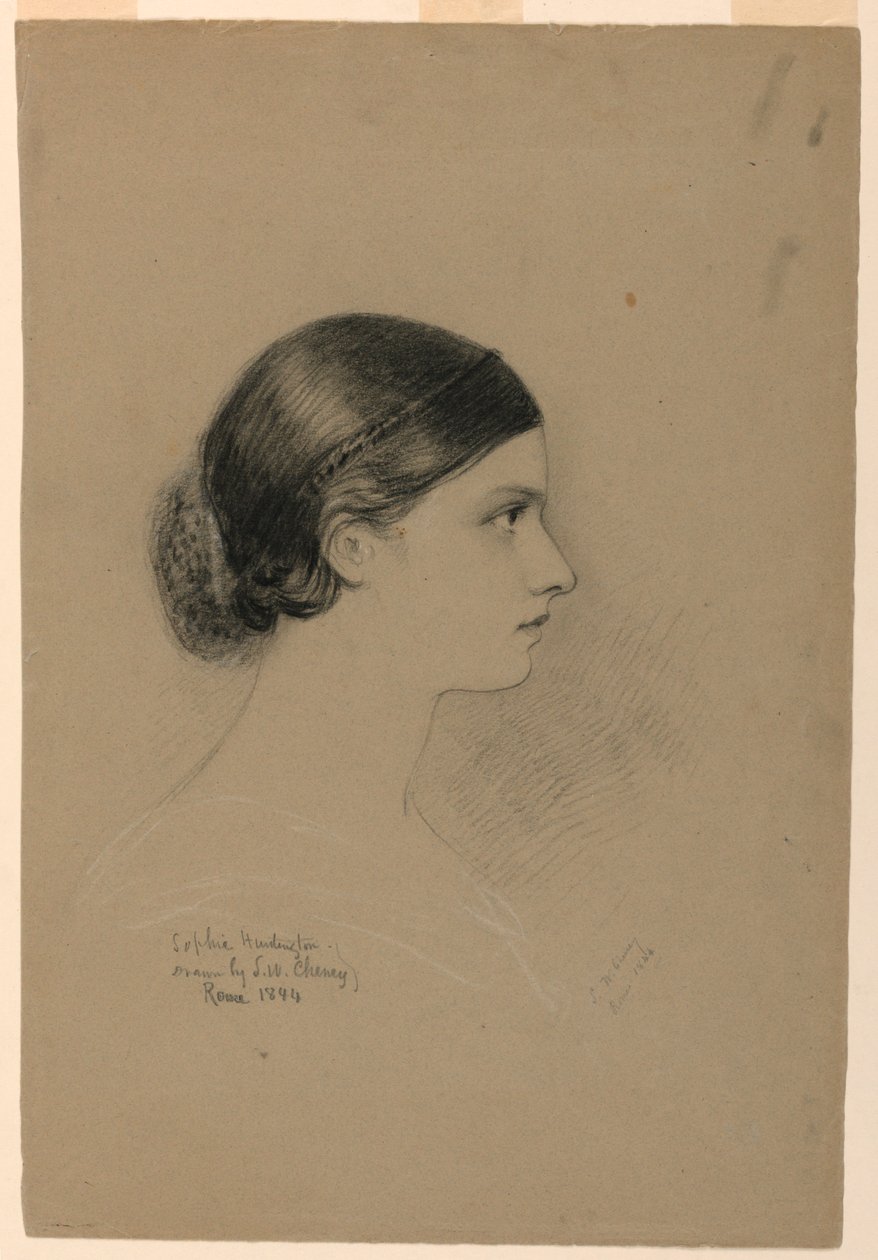 Portrét Sophie Huntingtonové od Seth Wells Cheney