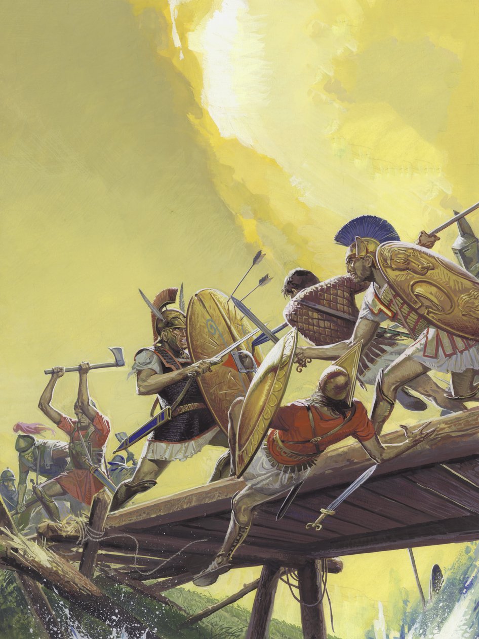 Horatius na mostě od Severino Baraldi