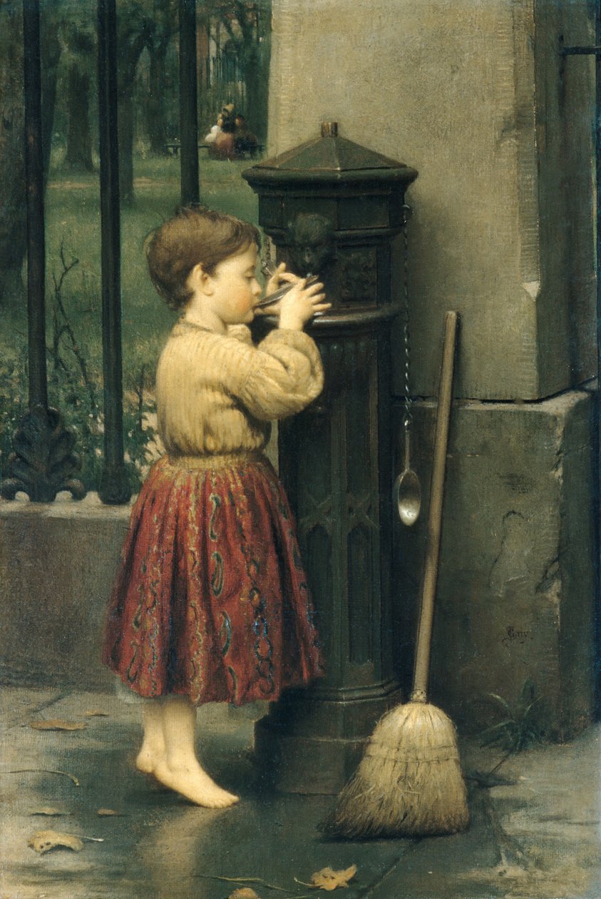 Crossing Sweeper, ca. 60. léta 19. století. od Seymour Joseph Guy