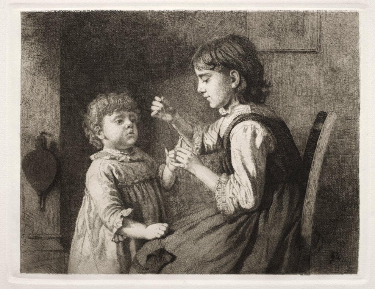 První vyšívání, 1884. od Seymour Joseph Guy