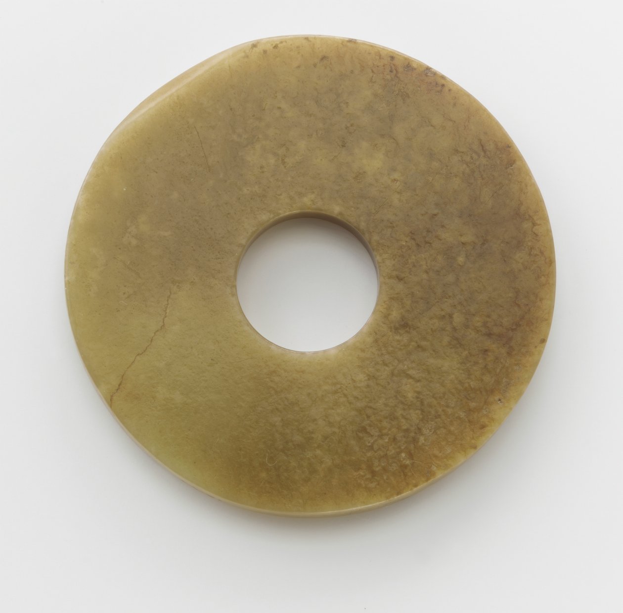 Rituální disk (bi) (nefrit) od Shang Dynasty Chinese School