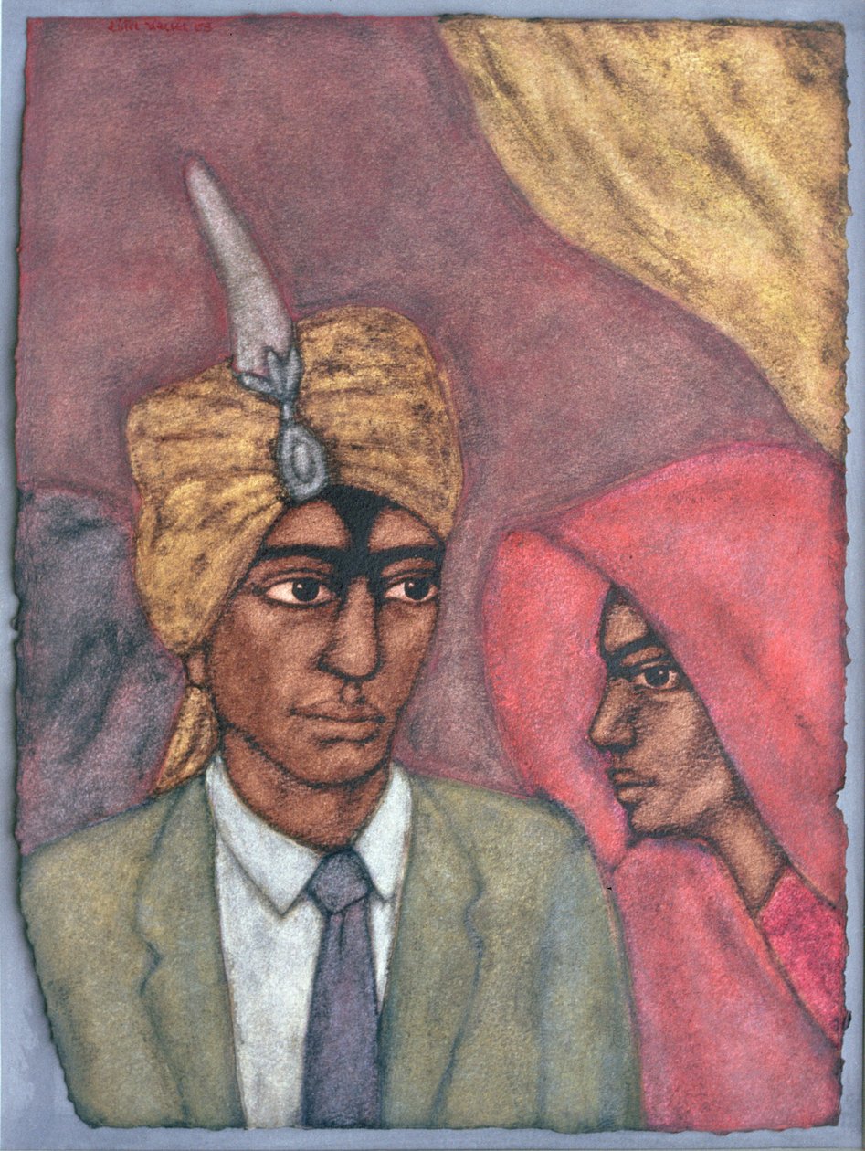Unie, 1993 (wc na papíře) od Shanti Panchal
