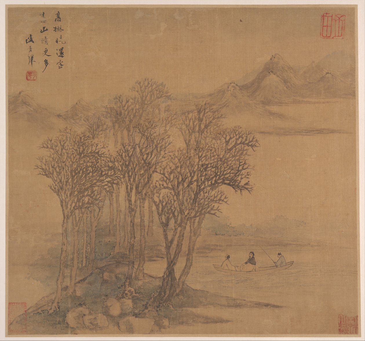 Krajiny po Tang básních, polovina 17. století. od Sheng Maoye