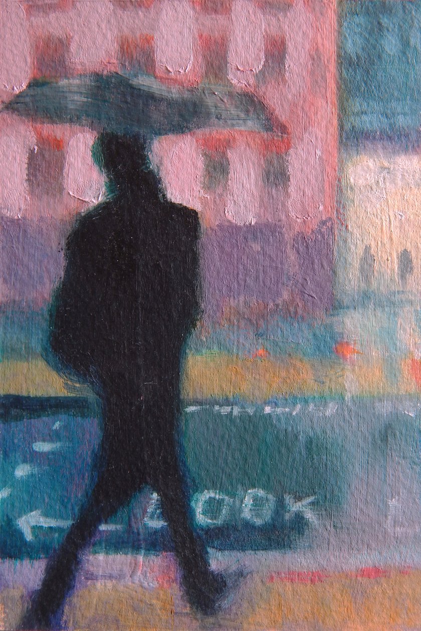 18.01 Mansion House, 2015 (olej na kartě) od Sheri Gee