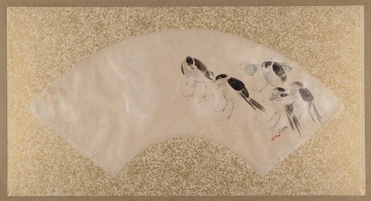 Ptáci, konec 19. století. od Shibata Zeshin