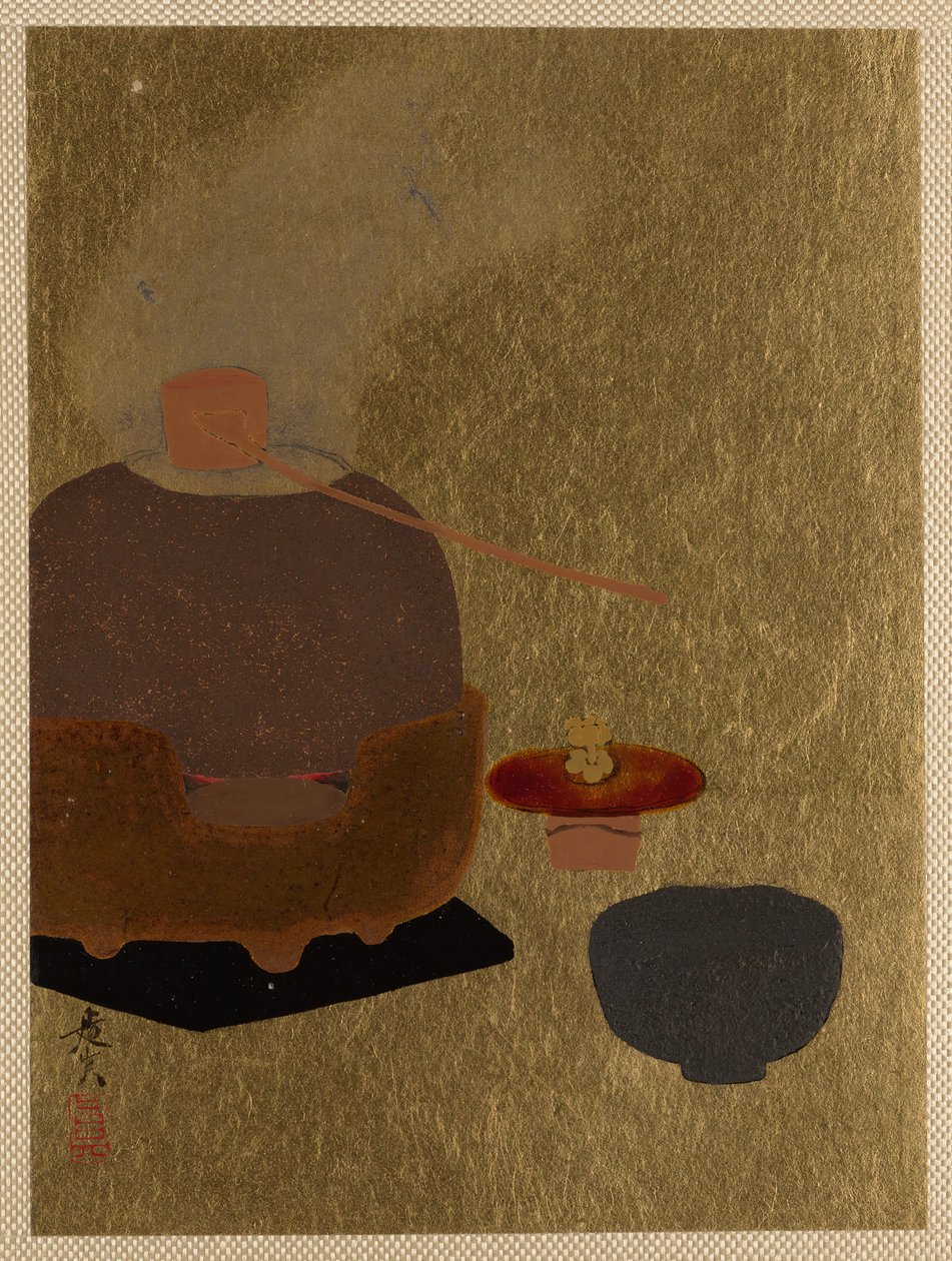 Zařízení pro čajový obřad. od Shibata Zeshin
