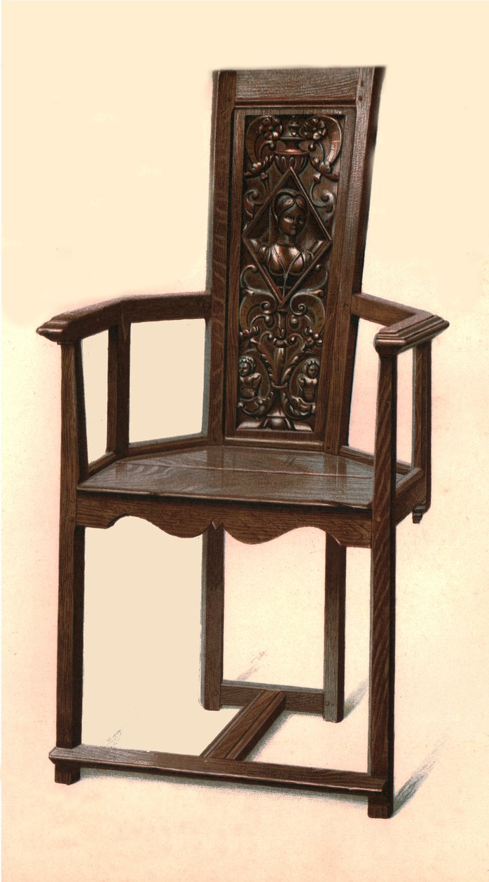 Židle Yew, 1904 od Shirley Charles Llewellyn Slocombe