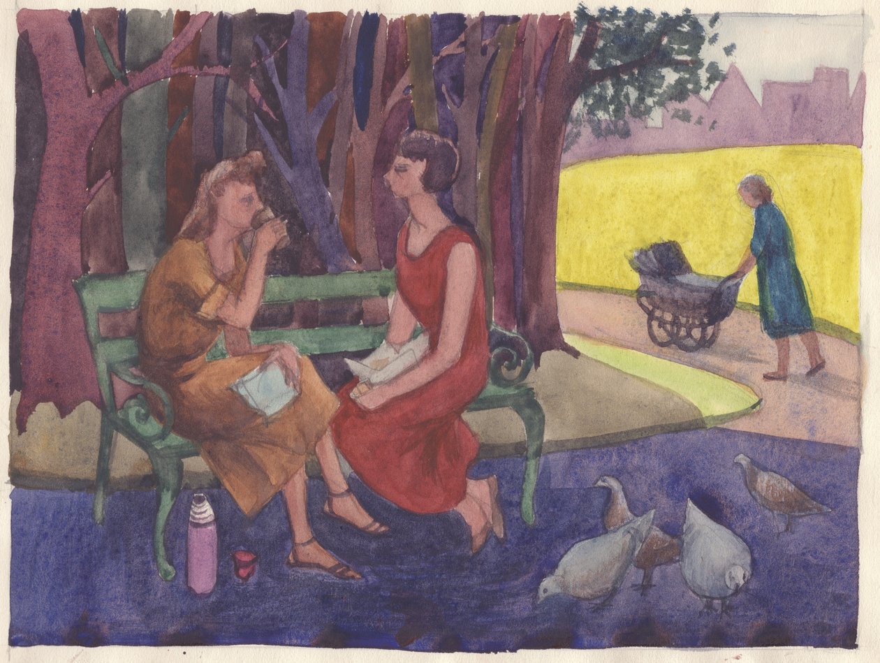 Incident v parku, 1952. od Shirley Markham