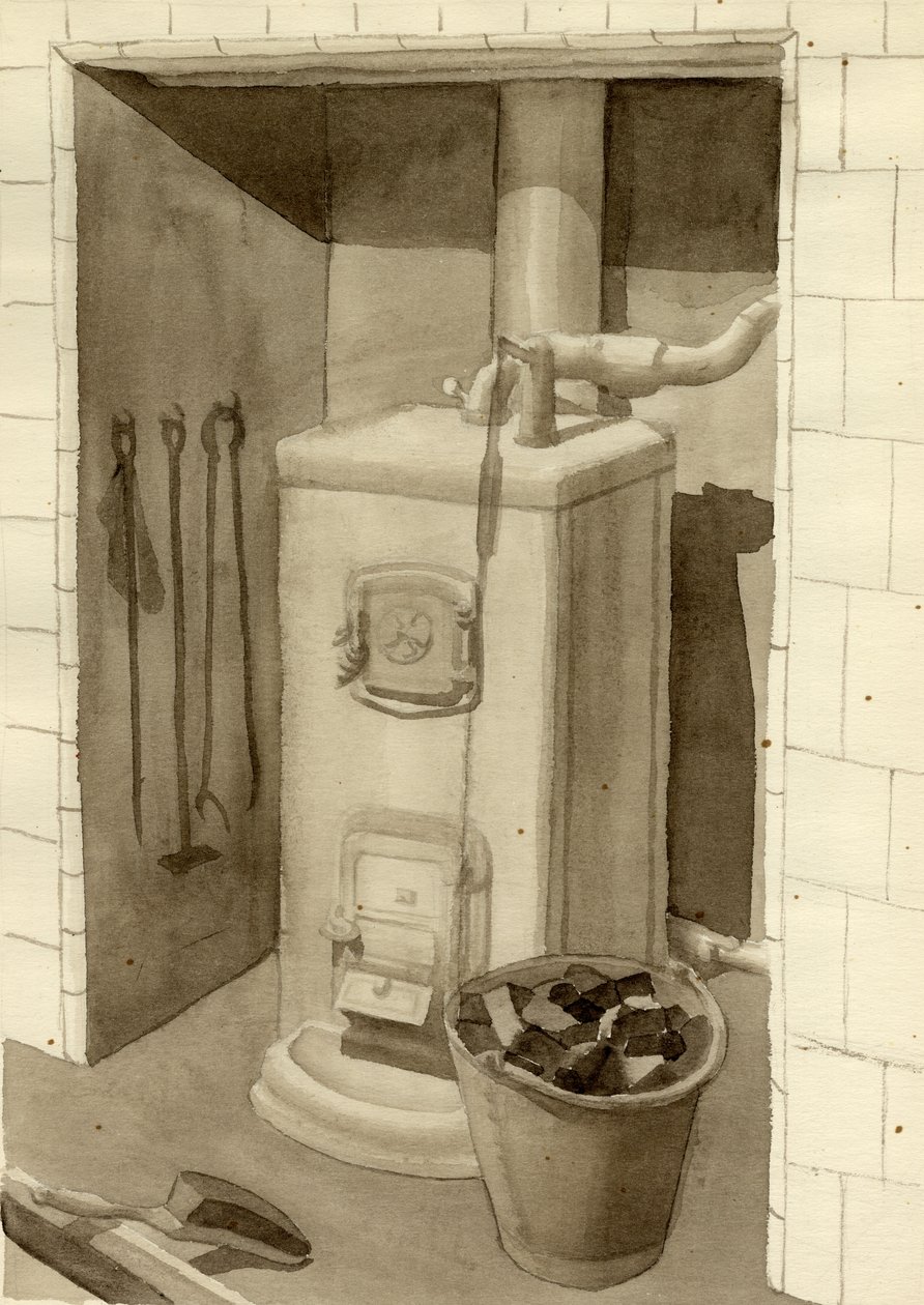 Kamna na uhlí, 1951. od Shirley Markham