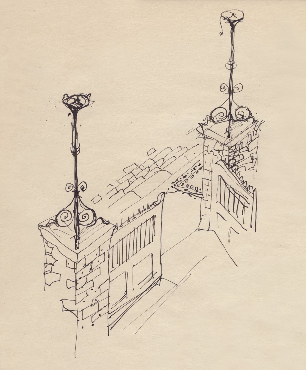 Dvojitá brána, c1950. od Shirley Markham