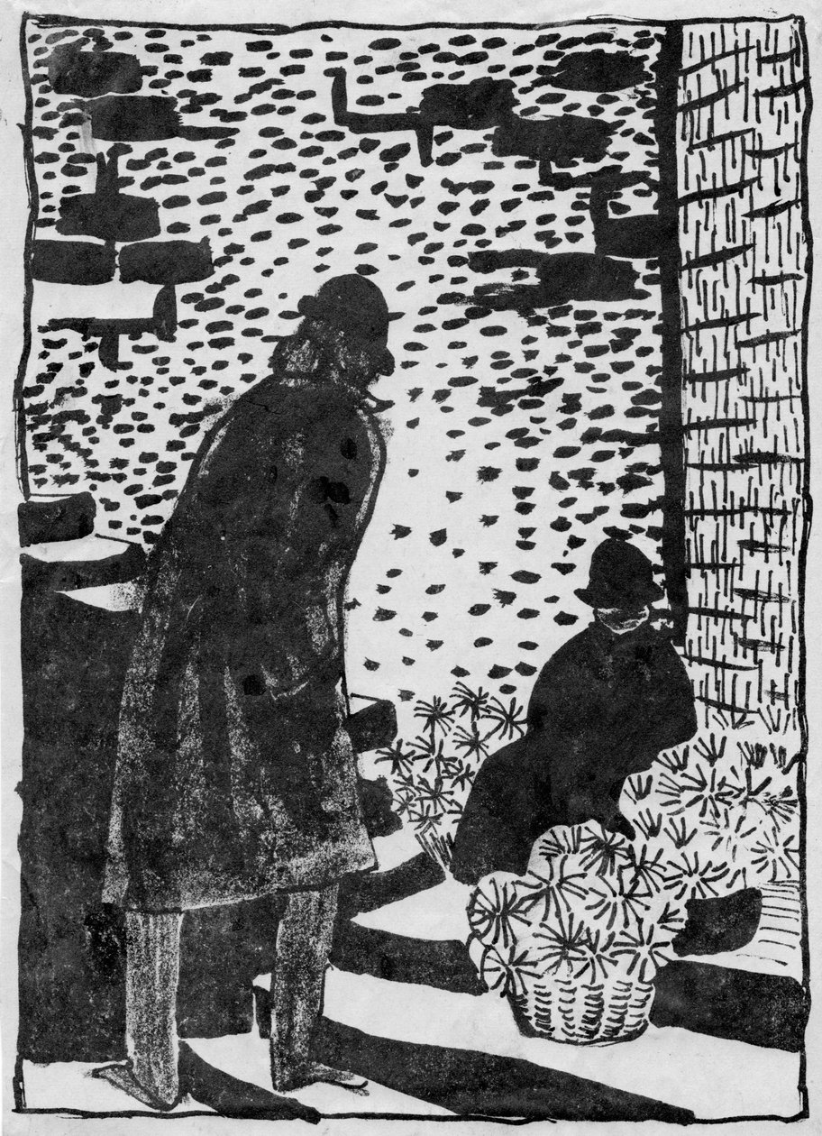 Prodejce květin, 1952. od Shirley Markham