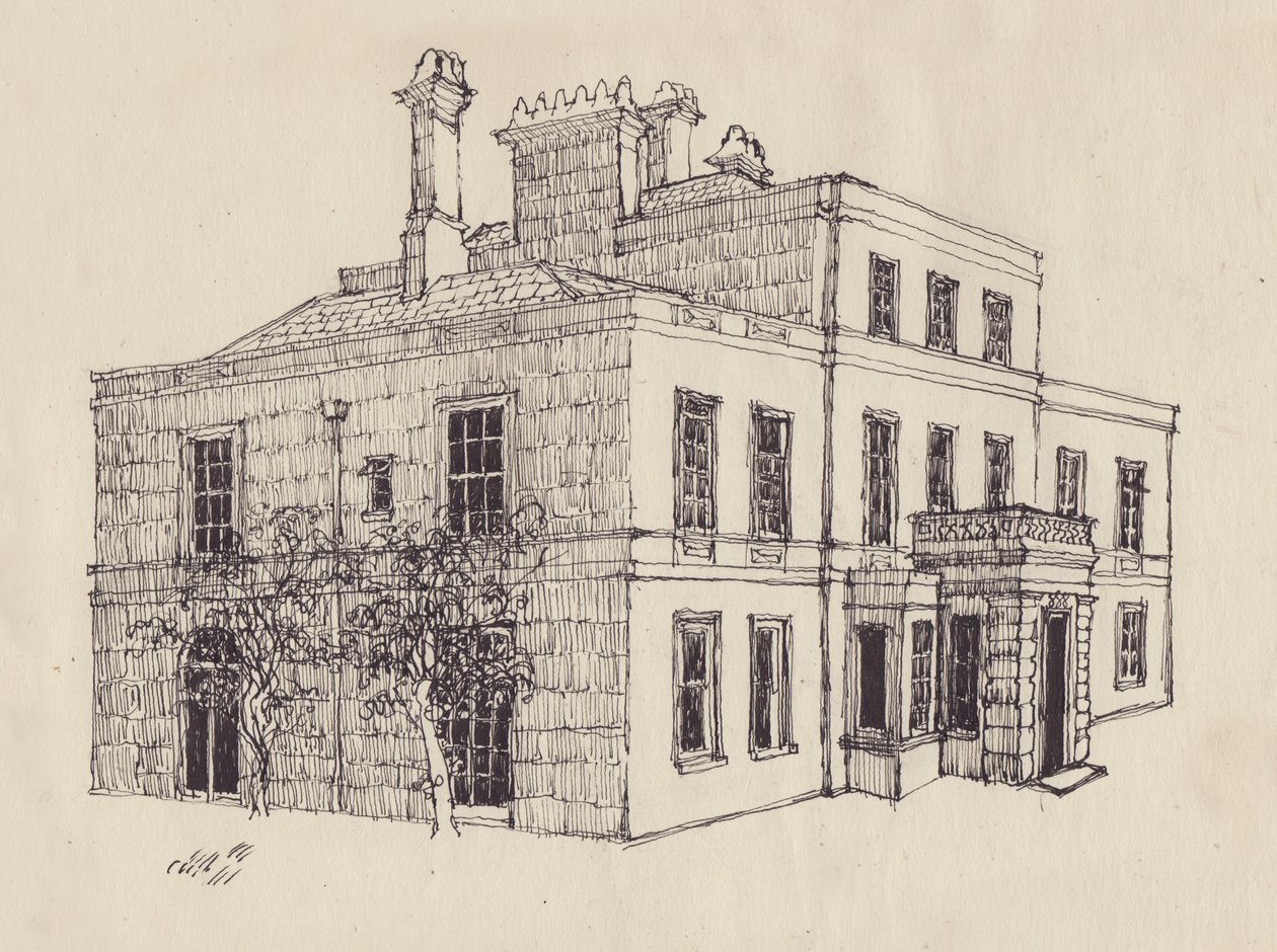 Gruzínský dům, c1950. od Shirley Markham