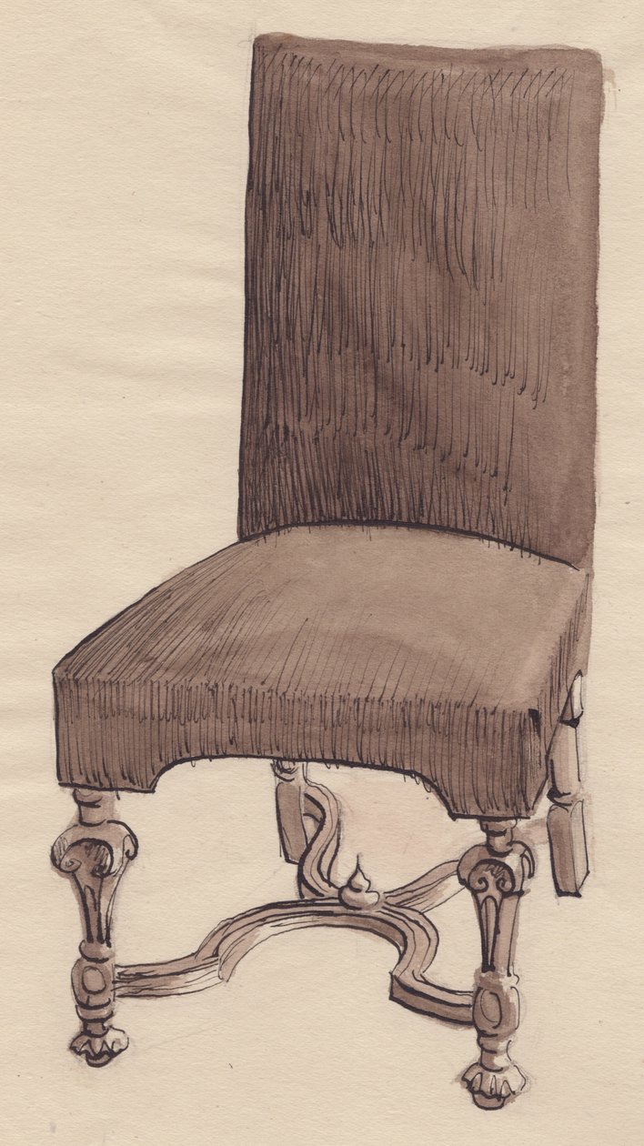 „Křeslo z konce 17. století“, 1951. od Shirley Markham