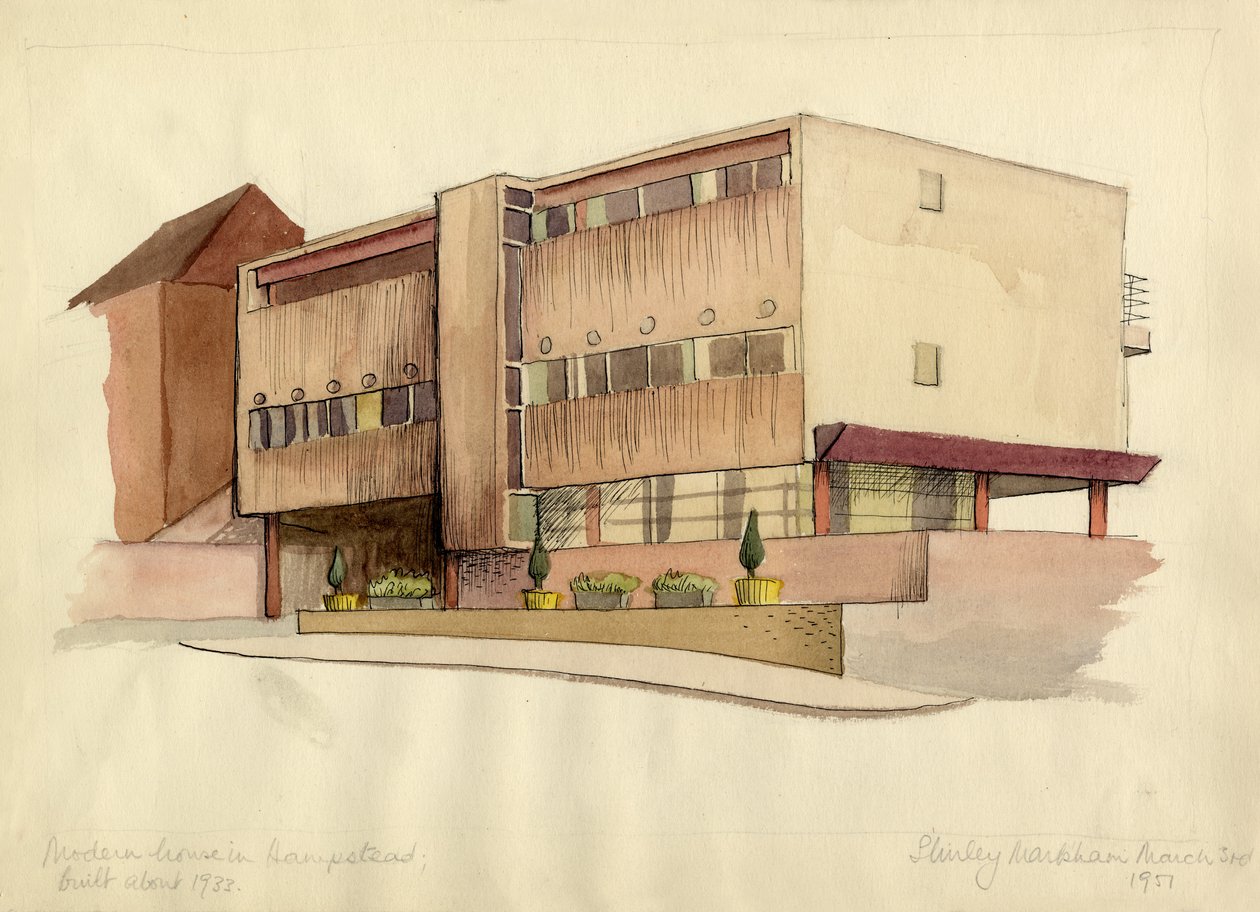 „Moderní dům v Hampsteadu“, 1951. od Shirley Markham