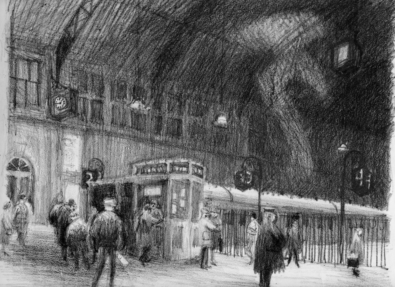 Nádraží, 1951. od Shirley Markham