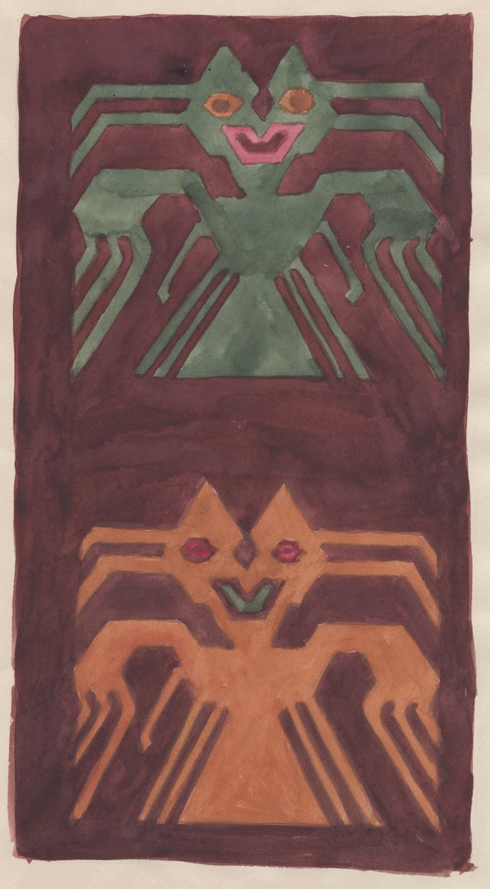 Jihoamerický textilní design, 1951. od Shirley Markham