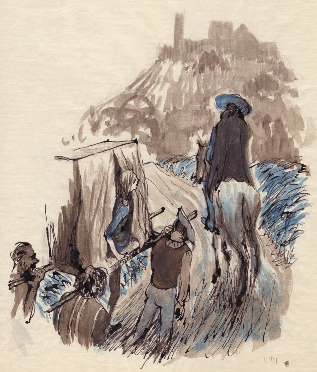 Žena v vrhu, c1950. od Shirley Markham