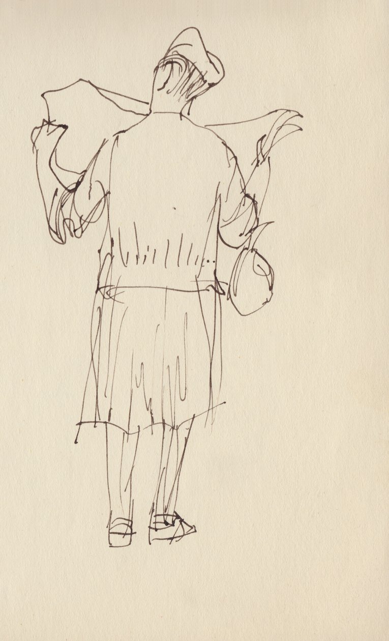 Žena čtoucí noviny, c1950. od Shirley Markham