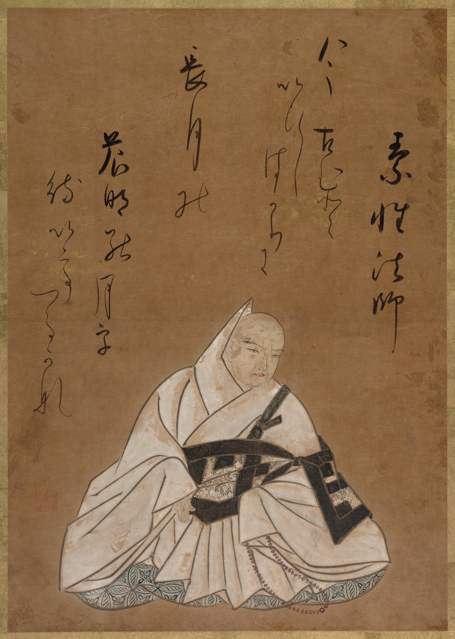 Mnich Sosei Hoshi, 17. století. od Shojo Shokado