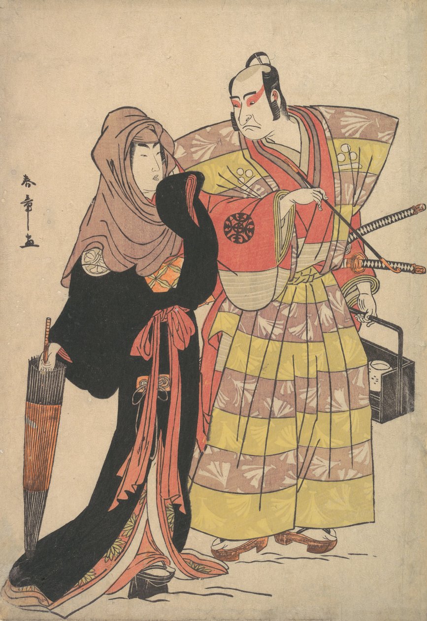 Scéna z dramatu, ca. 1778. od Shunsho