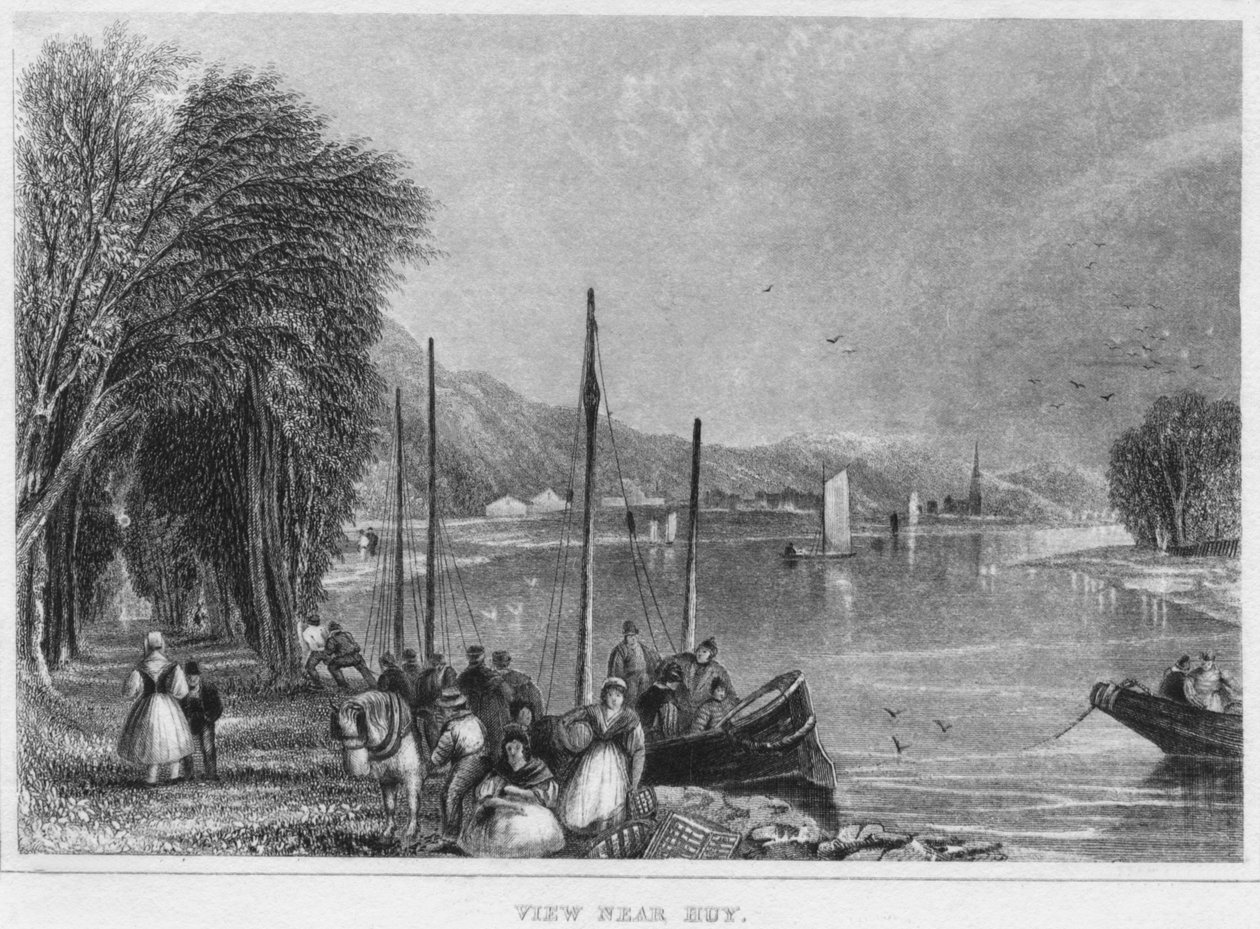 Pohled poblíž Huy, 1850 od Shury and Son