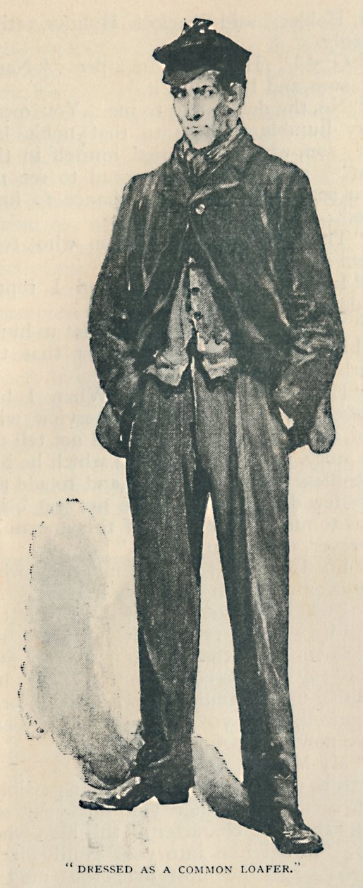 Dressed As A Common Loafer, 1892 od Sidney Paget