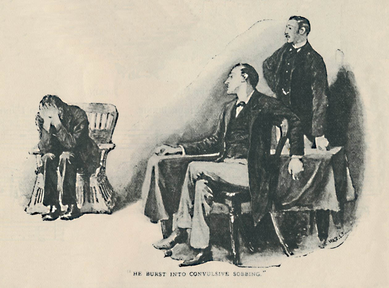 Propukl v křečovité vzlykání, 1892 od Sidney Paget