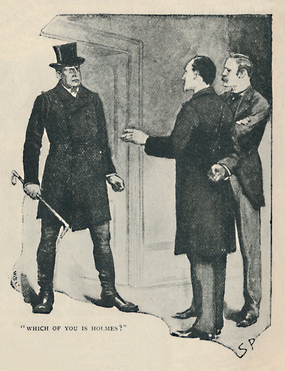 Kdo z vás je Holmes, 1892 od Sidney Paget